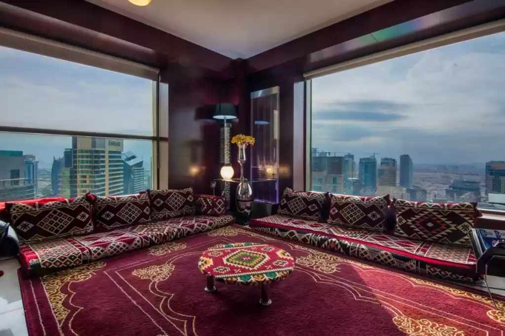 سكني عقار جاهز 2 غرف  مفروش شقة  للإيجار في دبي #46447 - 1  صورة 