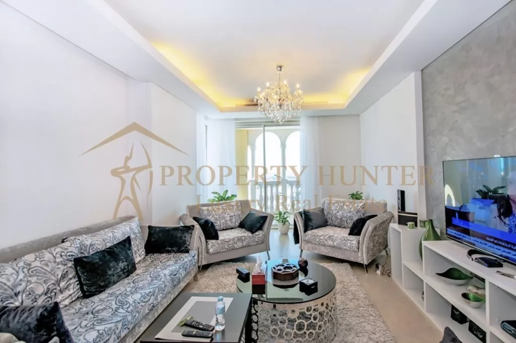 Residential Ready 2 Bedrooms S/F Apartment  for sale in The-Pearl-Qatar , Doha-Qatar #47095 - 3  image 