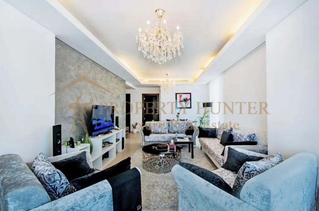 Residential Ready 2 Bedrooms S/F Apartment  for sale in The-Pearl-Qatar , Doha-Qatar #47095 - 5  image 