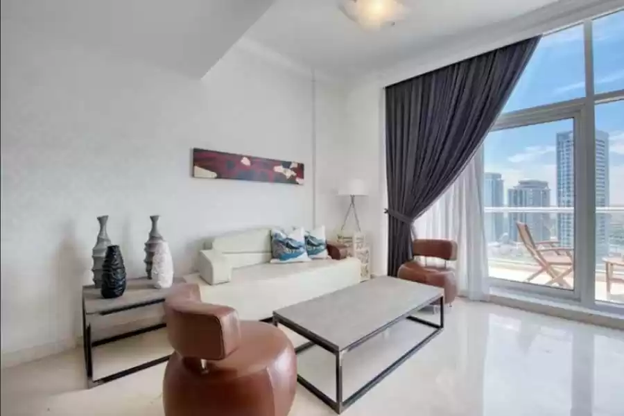 سكني عقار جاهز 2 غرف  مفروش شقة  للإيجار في دبي #48737 - 1  صورة 