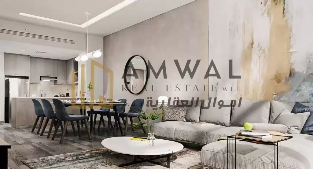 Wohn Außerplanmäßig 2 Schlafzimmer S/F Wohnung  zu verkaufen in Lusail , Doha #50108 - 1  image 