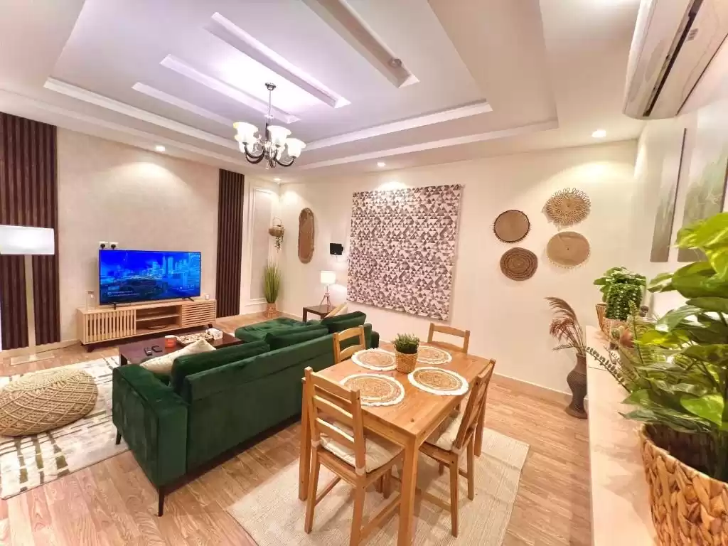 Жилой Готовая недвижимость 2 спальни Квартира  в аренду в Доха #50242 - 1  image 