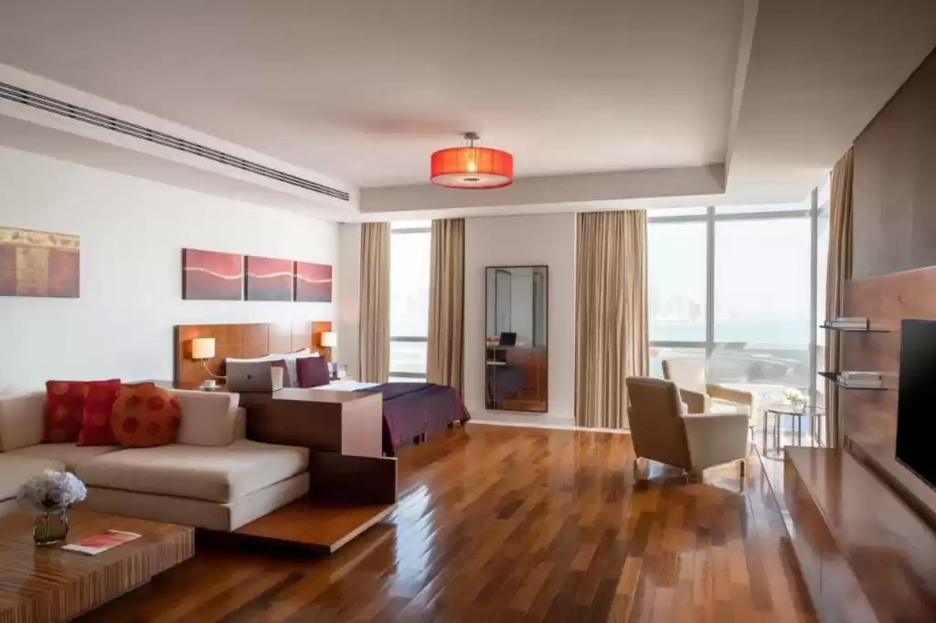 yerleşim Hazır Mülk 2 yatak odası F/F Apartman  kiralık içinde Wadi Al Yelken , Doha #50255 - 1  image 