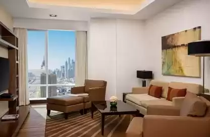 Residential Ready Property 2 Bedrooms U/F Apartment  for rent in Ras Abu Aboud , Doha #50270 - 1  image 