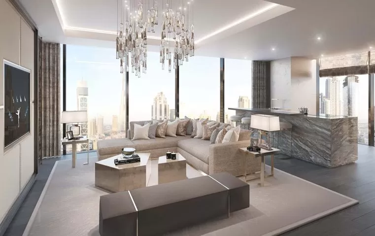 Résidentiel Propriété prête 3 + femme de chambre S / F Penthouse  à vendre au La perle , Doha #50294 - 1  image 