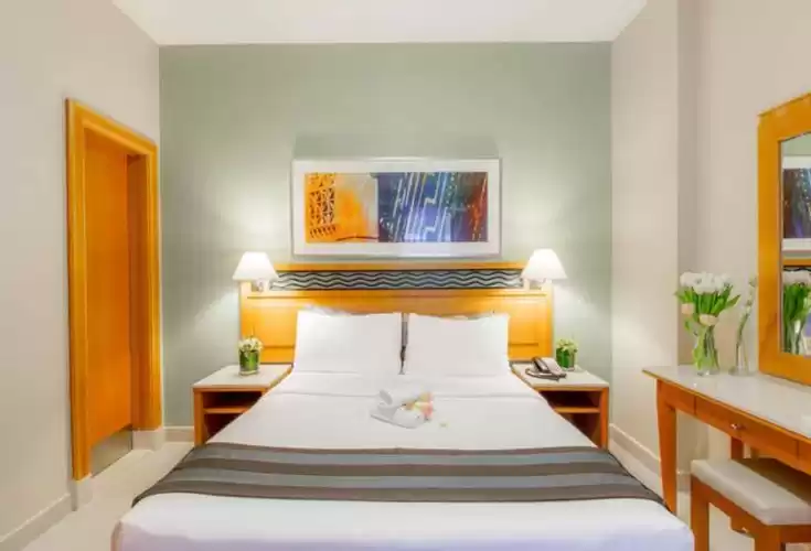 Wohn Klaar eigendom 1 Schlafzimmer F/F Hotelwohnungen  zu vermieten in Bur Dubai , Dubai #51983 - 1  image 