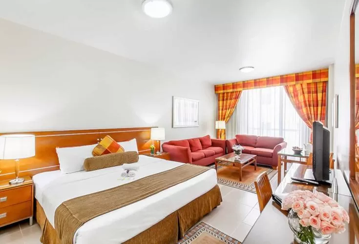 Résidentiel Propriété prête 1 chambre F / F Appartements d'hôtel  a louer au Bur Dubaï , Dubai #52028 - 1  image 