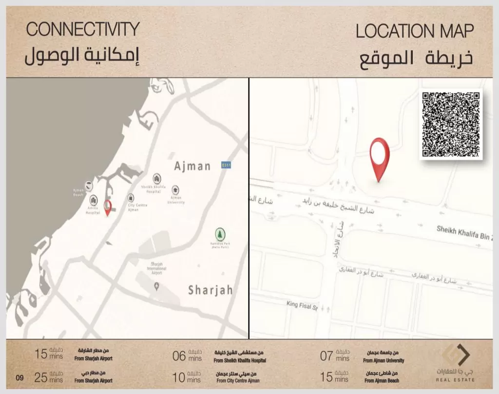 سكني على الخريطة 2 غرف  شقة  للبيع في عجمان #52567 - 1  صورة 