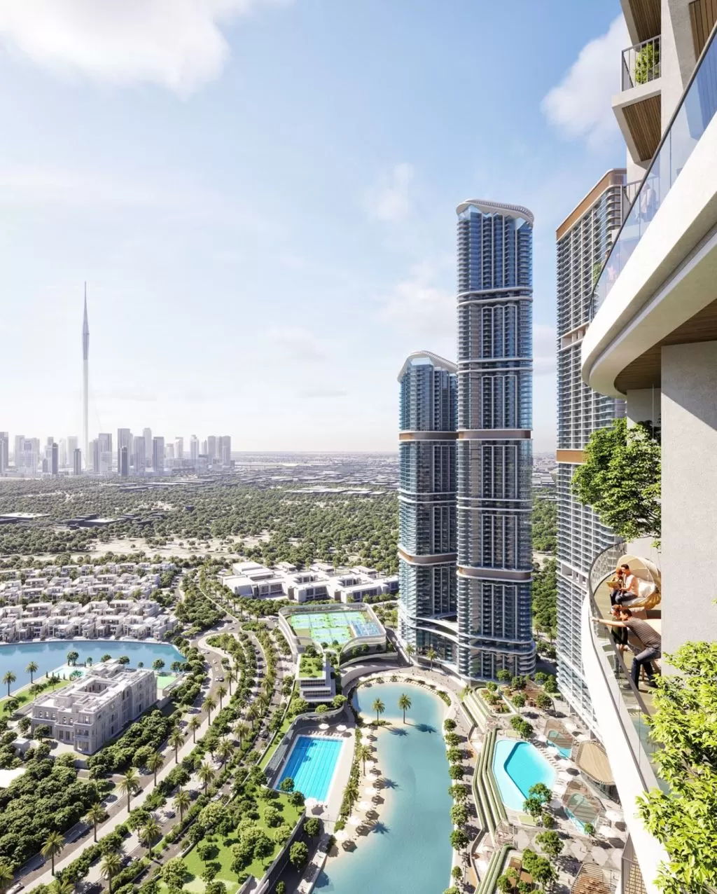 yerleşim Plan Dışı 3 yatak odası S/F Apartman  satılık içinde Sobha Hartland , MBR - Muhammed Bin Rashid Şehri , Dubai #52657 - 1  image 
