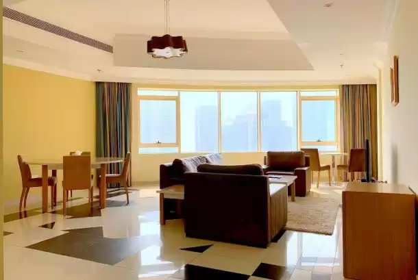 Residential Ready Property 3 Bedrooms F/F Apartment  for rent in Al Sadd , Doha #8032 - 1  image 