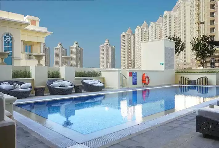 Résidentiel Propriété prête Studio S / F Appartement  a louer au Al-Sadd , Doha #8127 - 1  image 
