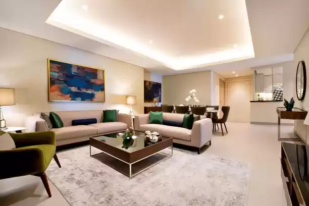 Residencial Listo Propiedad 3 dormitorios F / F Apartamento  alquiler en al-sad , Doha #8731 - 1  image 
