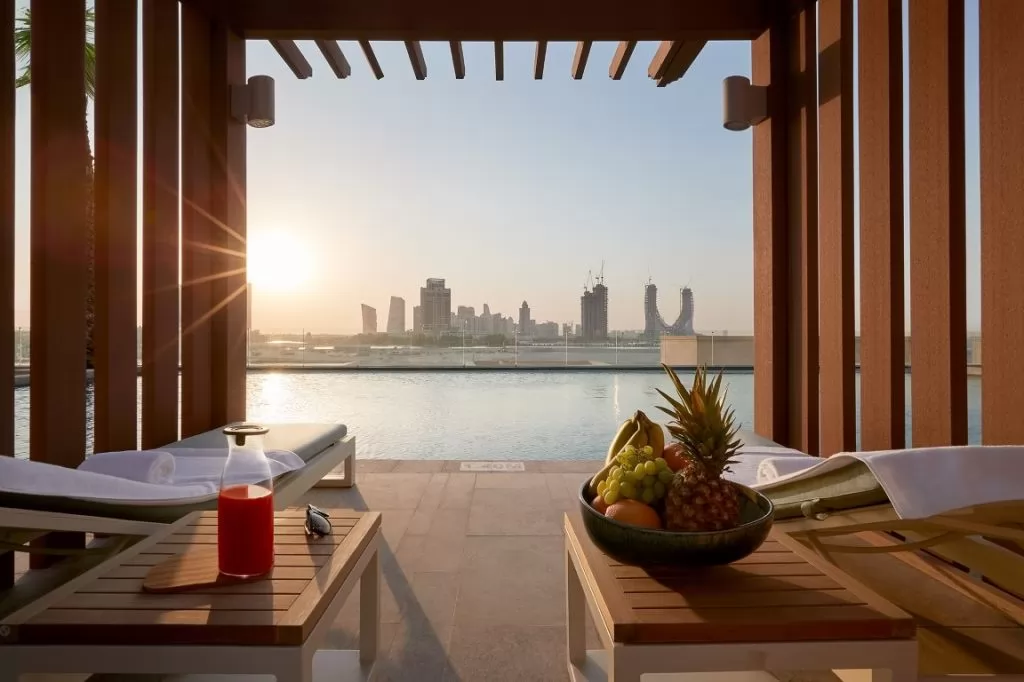 Residencial Listo Propiedad 3 + habitaciones de servicio F / F Apartamento  alquiler en al-sad , Doha #8740 - 1  image 