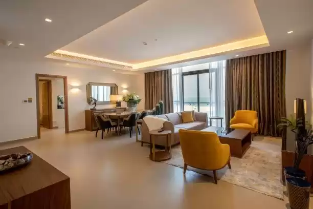 Wohn Klaar eigendom 1 Schlafzimmer F/F Wohnung  zu vermieten in Al Sadd , Doha #8760 - 1  image 