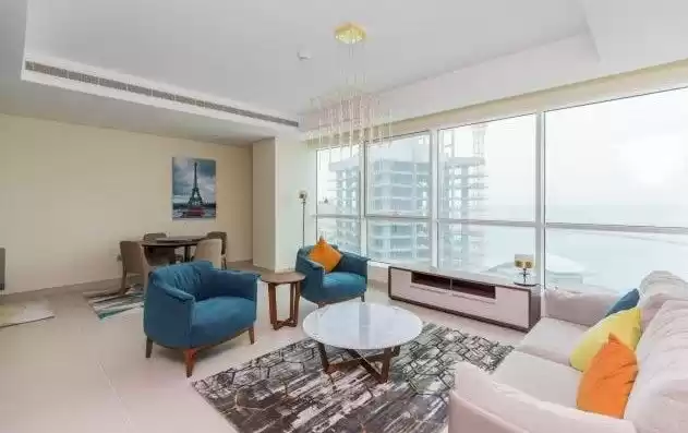 Wohn Klaar eigendom 1 Schlafzimmer F/F Wohnung  zu vermieten in Al Sadd , Doha #8761 - 1  image 