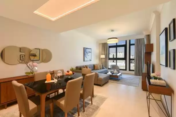 yerleşim Hazır Mülk 1 yatak odası F/F Apartman  kiralık içinde Al Sadd , Doha #8821 - 1  image 