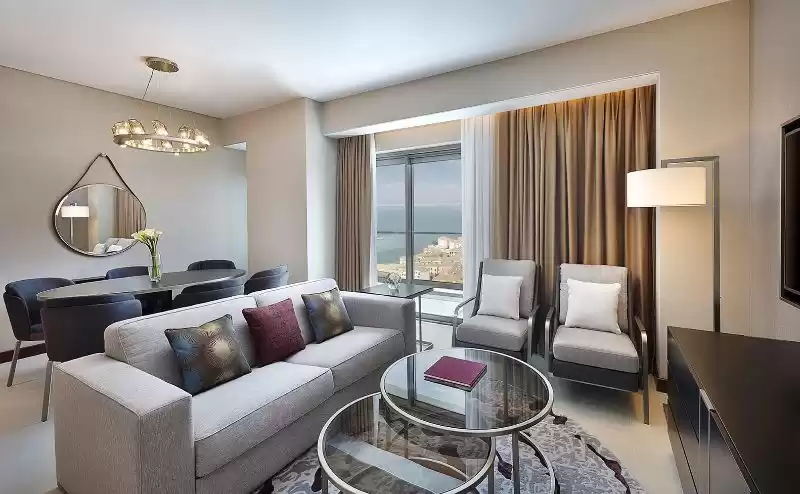 Жилой Готовая недвижимость 2 спальни Ж/Ж Квартира  в аренду в Аль-Садд , Доха #8904 - 1  image 