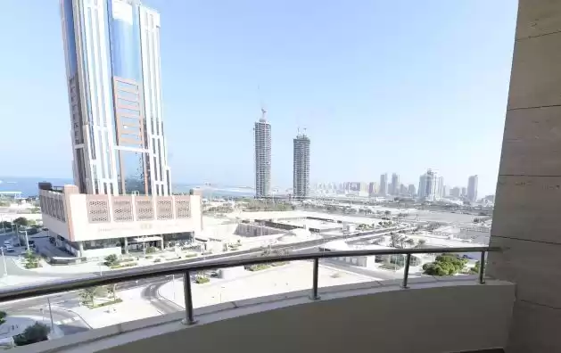 Wohn Klaar eigendom 2 Schlafzimmer S/F Wohnung  zu vermieten in Al Sadd , Doha #8911 - 1  image 