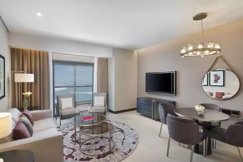 yerleşim Hazır Mülk 1 yatak odası F/F Apartman  kiralık içinde Al Sadd , Doha #8916 - 1  image 