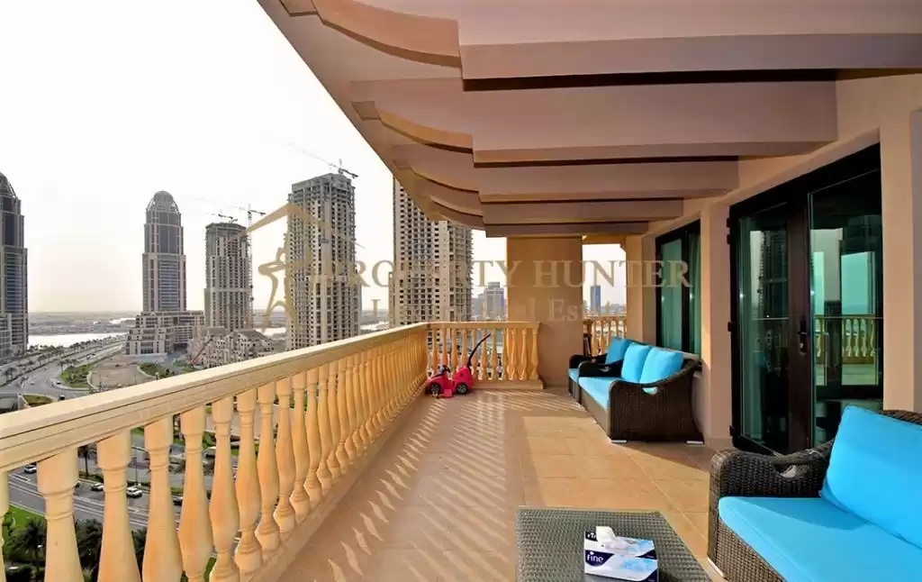 Residencial Listo Propiedad 3 + habitaciones de servicio S / F Apartamento  venta en al-sad , Doha #9191 - 1  image 