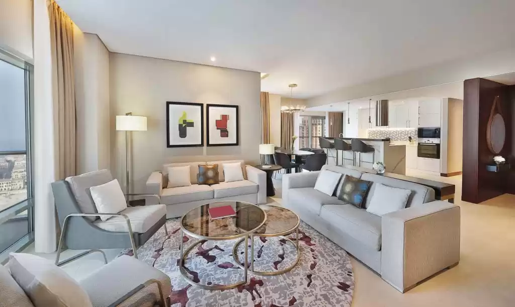 yerleşim Hazır Mülk 2 yatak odası F/F Apartman  kiralık içinde Al Sadd , Doha #9205 - 1  image 