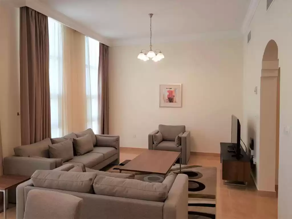 Residential Ready Property 4 Bedrooms F/F Apartment  for rent in Al Sadd , Doha #9334 - 1  image 