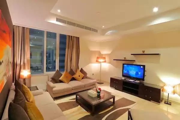 Residencial Listo Propiedad 2 dormitorios F / F Apartamento  alquiler en al-sad , Doha #9368 - 1  image 