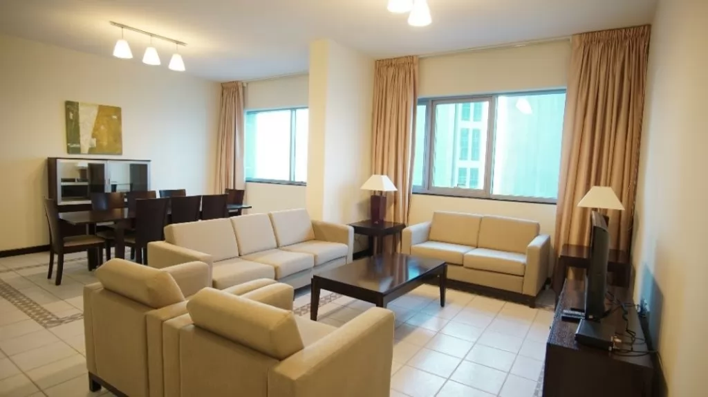 Residential Ready Property 3 Bedrooms F/F Apartment  for rent in Al Sadd , Doha #9505 - 1  image 