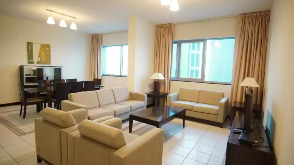 Wohn Klaar eigendom 3 Schlafzimmer F/F Wohnung  zu vermieten in Al Sadd , Doha #9505 - 1  image 