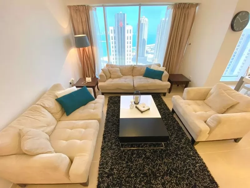 Residencial Listo Propiedad 2 dormitorios F / F Apartamento  alquiler en al-sad , Doha #9522 - 1  image 