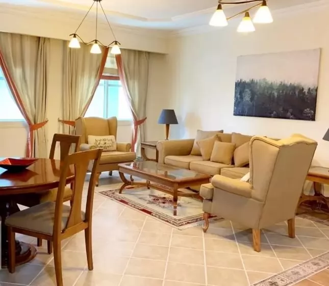 Residential Ready Property 1 Bedroom U/F Apartment  for rent in West-Bay , Al-Dafna , Doha-Qatar #9667 - 1  image 
