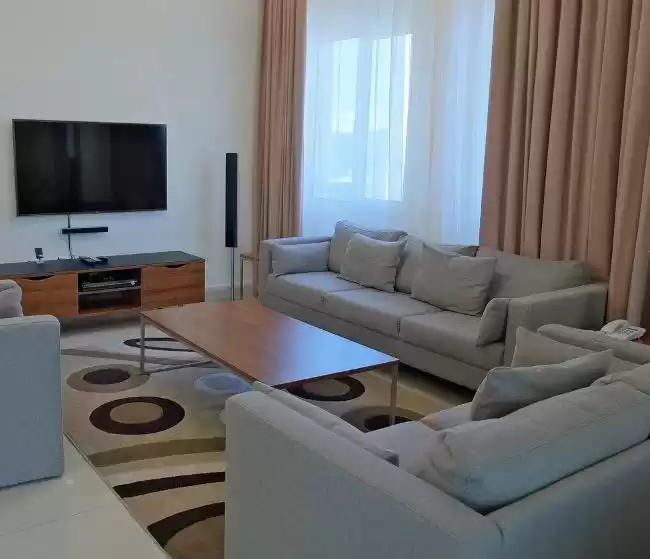 Residential Ready Property 2 Bedrooms U/F Apartment  for rent in Al Sadd , Doha #9704 - 1  image 